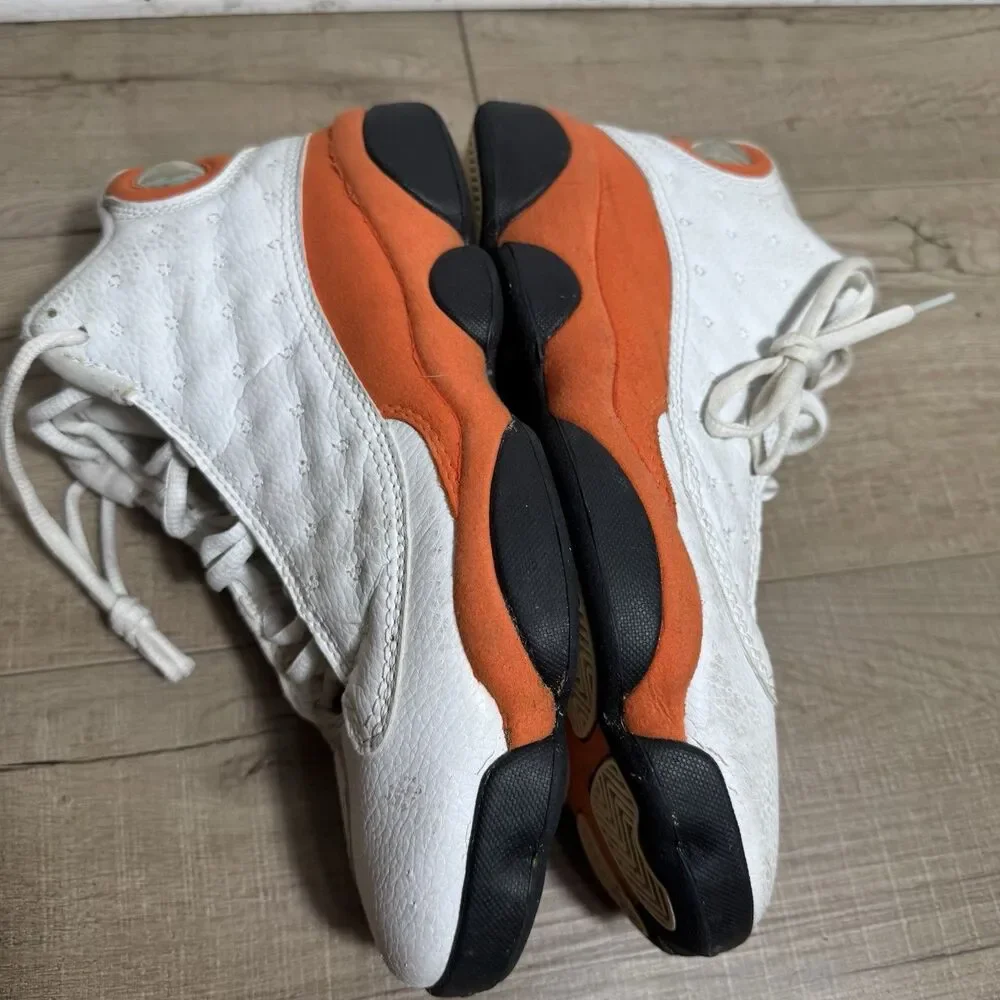 Air Jordan 13 Men’s 9.5 XIII Retro Starfish Orange White Black 2018 Basketball